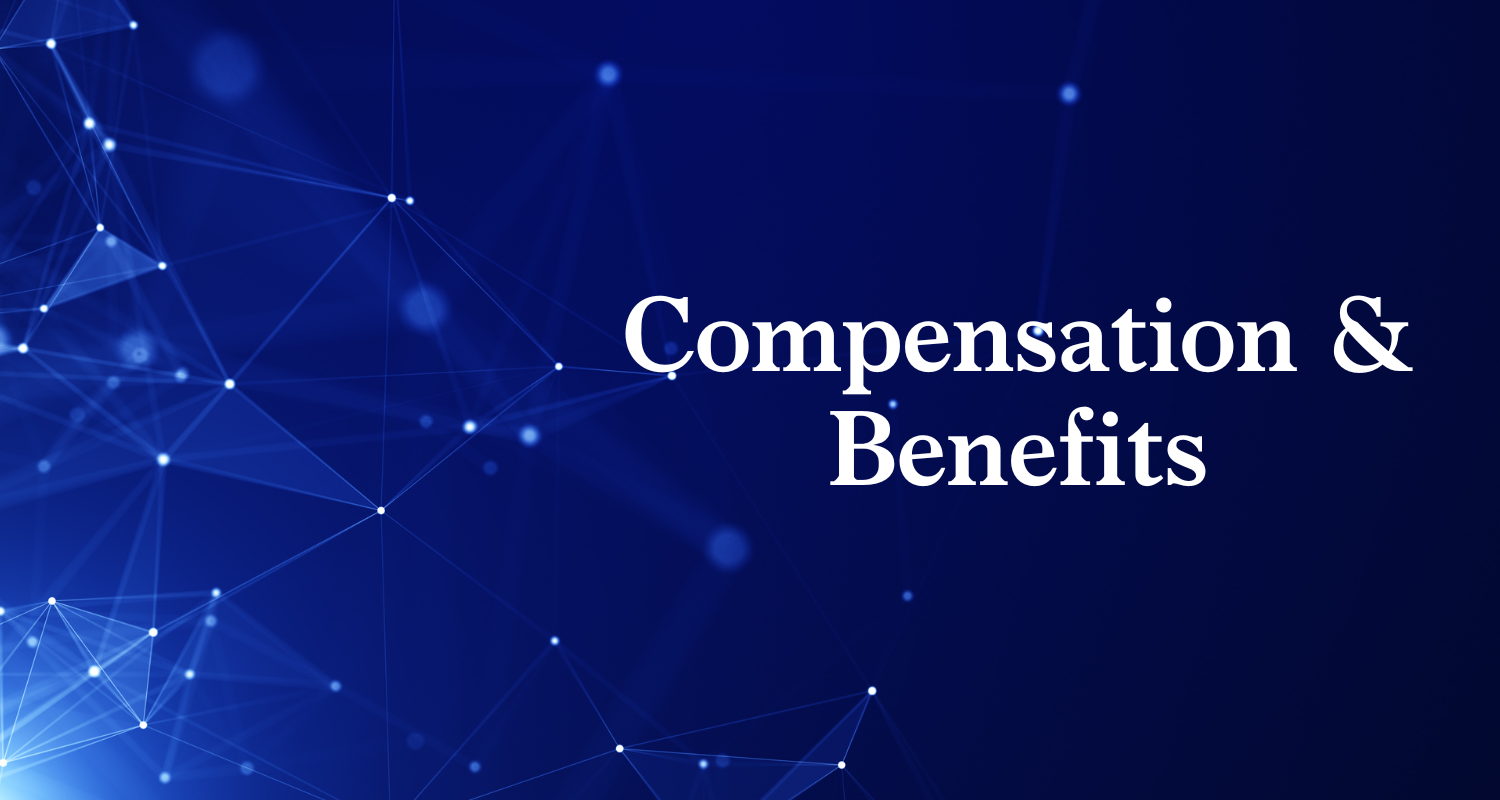 Background image representing compensation and employee benefits. AUR Consultant